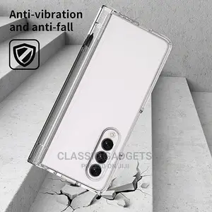 Crystal Clear Case With S Pen Holder for Galaxy Fold 5/3 /4
