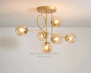 Modern Glass Ball Chandelier for Dining Room Living Room.