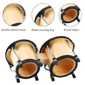 Professional Wooden Mini Bongo Drum