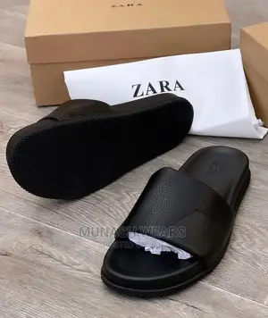 Zara Leather Slipers