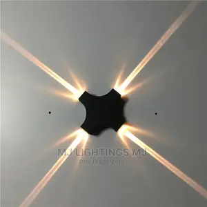 Outdoor Wall Mount Cross Starlight Landscape Lighting.
