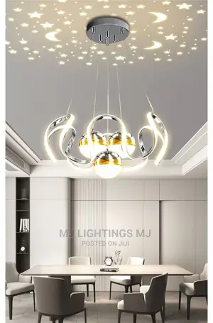 Modern LED Ceiling Chandelier We With Star Sky Design.