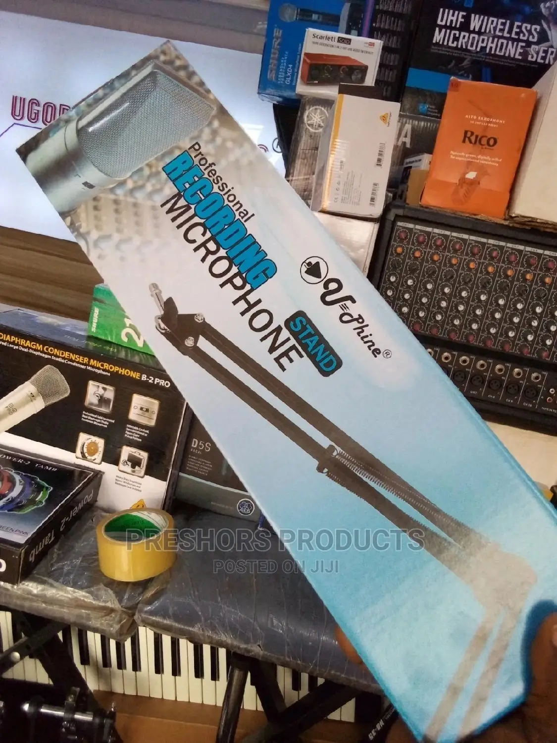 Adjustable Microphone Desk Stand