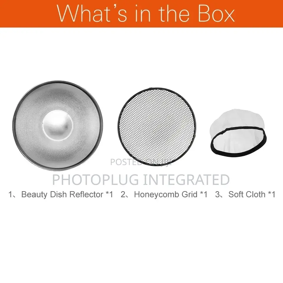Beauty Dish 55cm for Flash Light