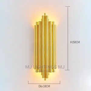 Crystal Bulb Stainless Steel Wall Light for Foyer Bedroom