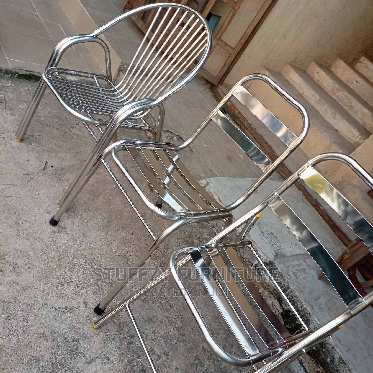 Stuffzy Stainless Restaurant Chairs