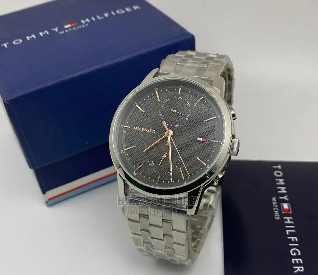 Original Tommy Hilfiger Silver Steel Available in Store