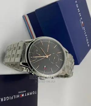 Original Tommy Hilfiger Silver Steel Available in Store