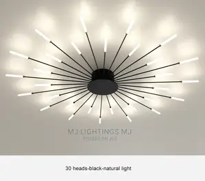 Scandinavian Style LED Chandelier Bedroom Ceiling Lamp.