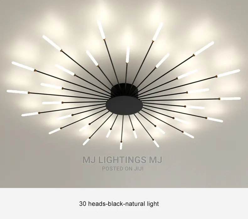 Scandinavian Style LED Chandelier Bedroom Ceiling Lamp.