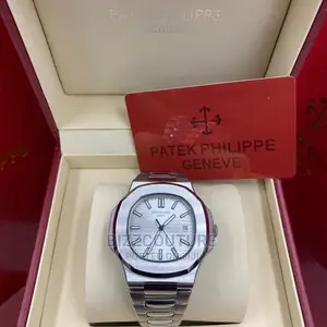 Original PATEK PHILIPPE Silver Steel Available in Store