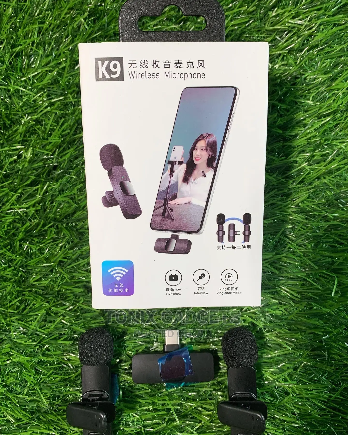 Wireless Collar Mic for Type-C, iPhone