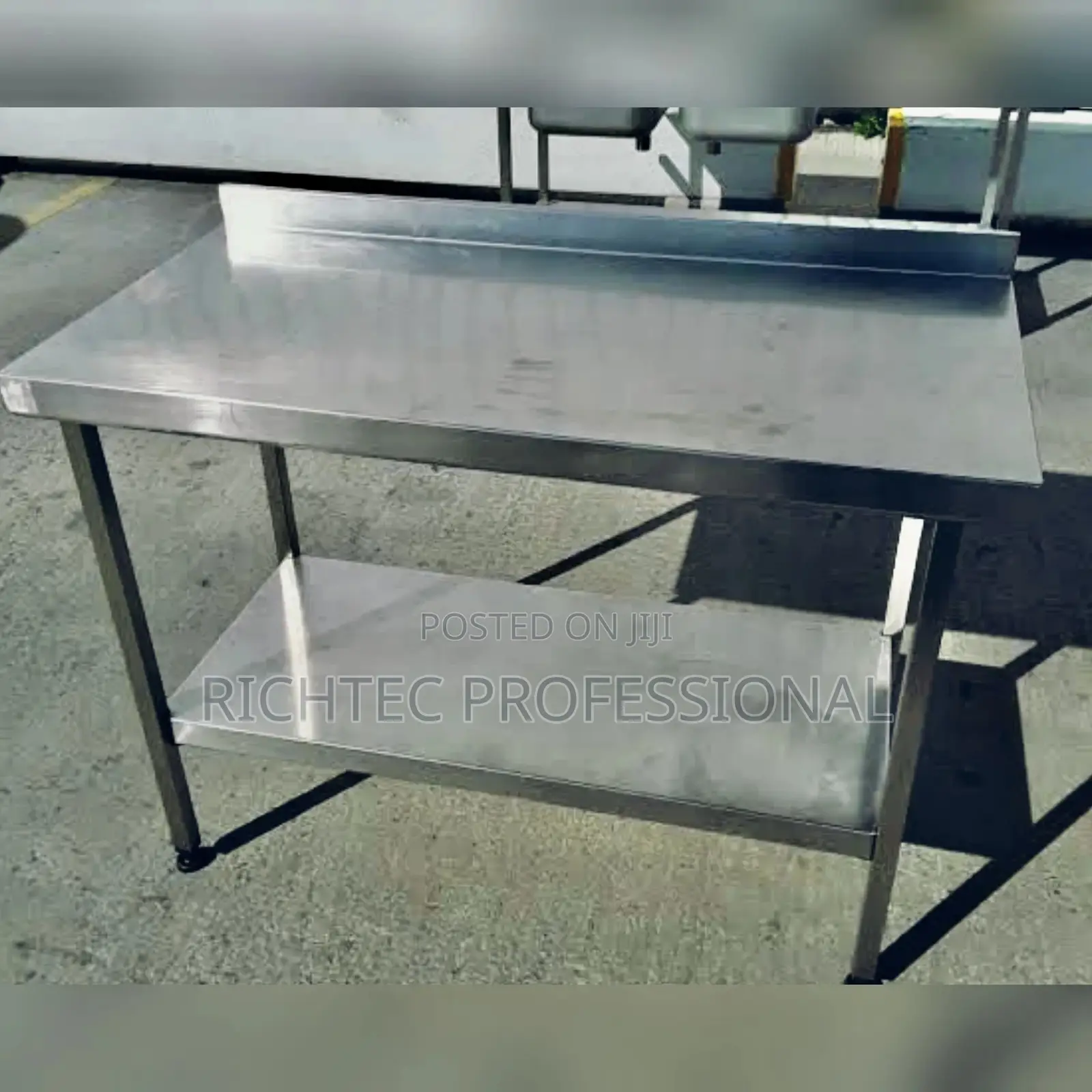 4ft Work Table With Back