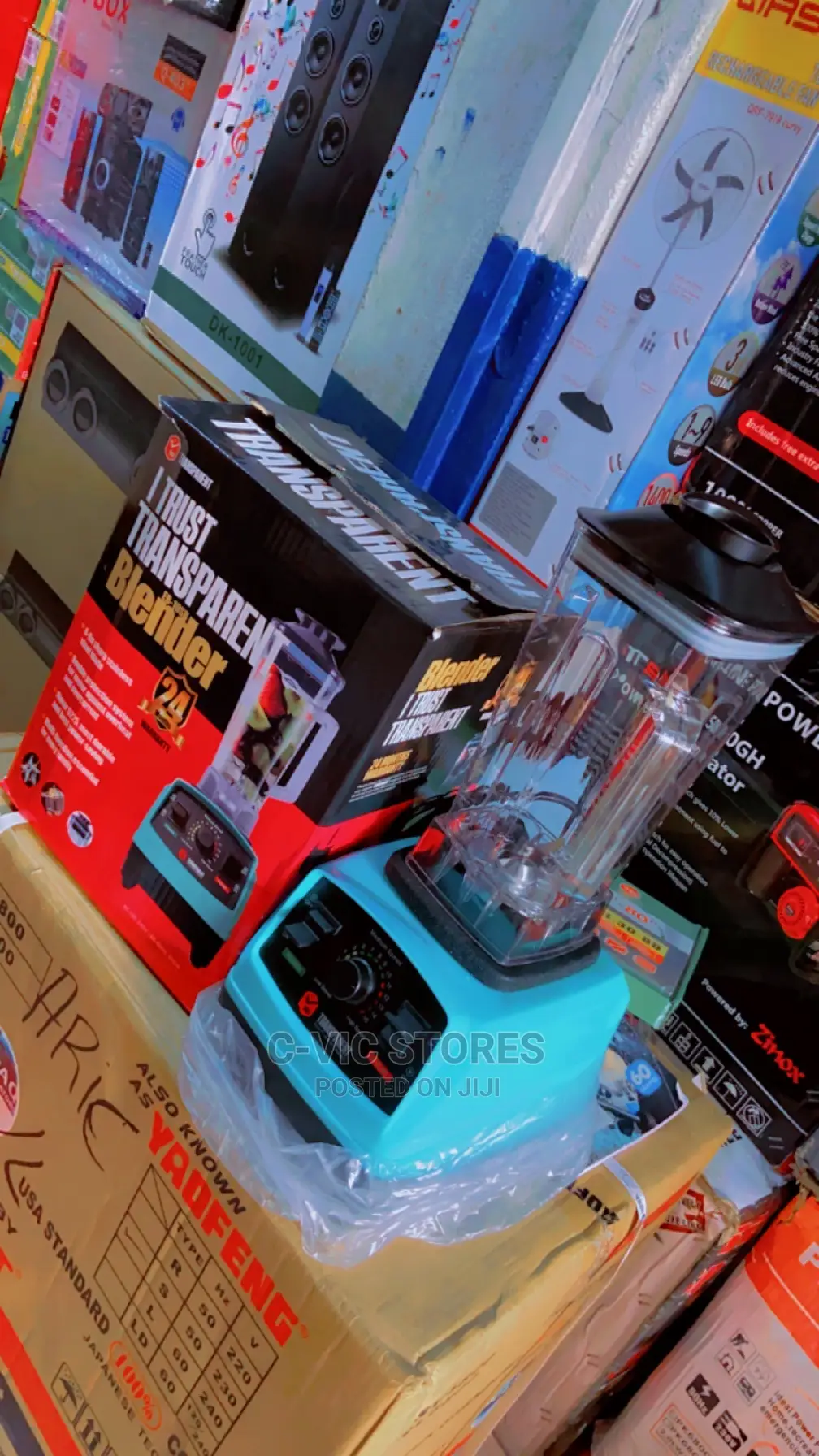 Transparent 800W Blender