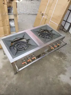 Industrial Stock Gas Cooker Double Burner