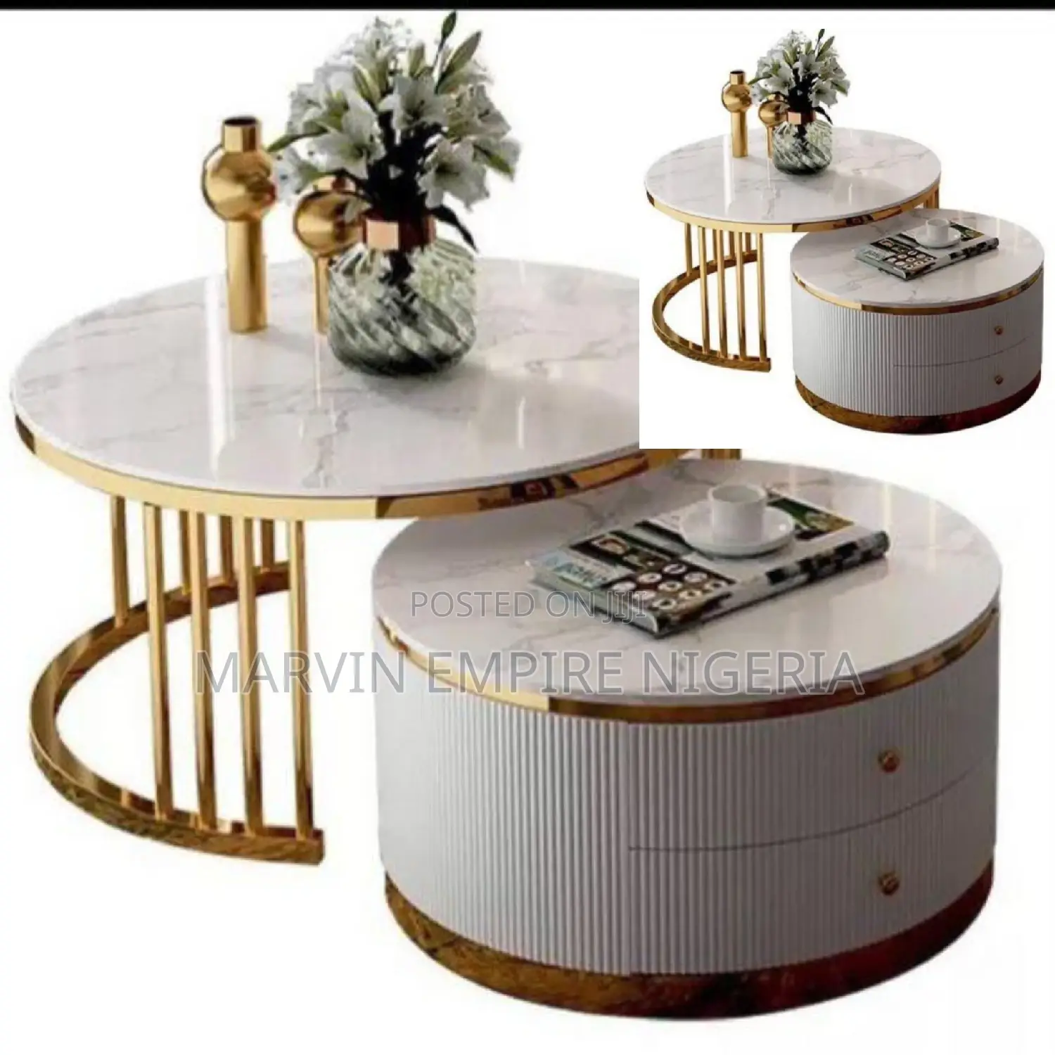 Marble Top Center Table