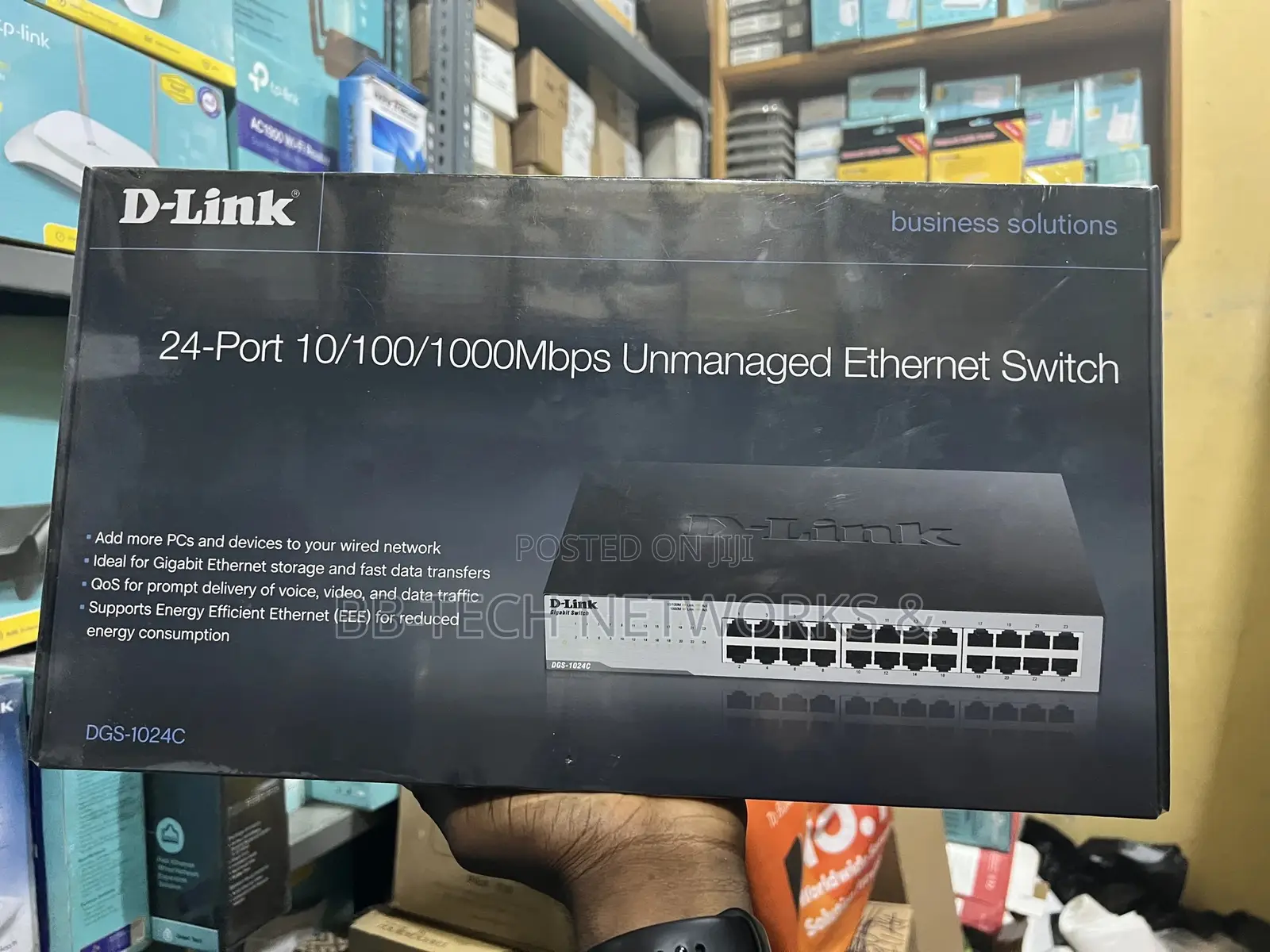 D-Link 24-Port 10/100/1000 MBPS Ethernet Layer 2 Switch