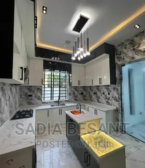 Luxury Kitchen Cabinet Design With Accessories