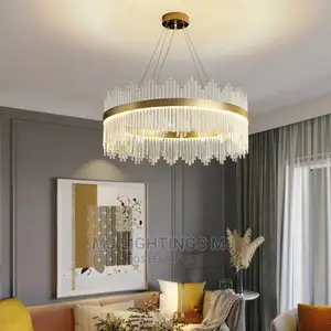 LED Chandelier Lighting Modern Glass Crystal Ceiling Lamp.