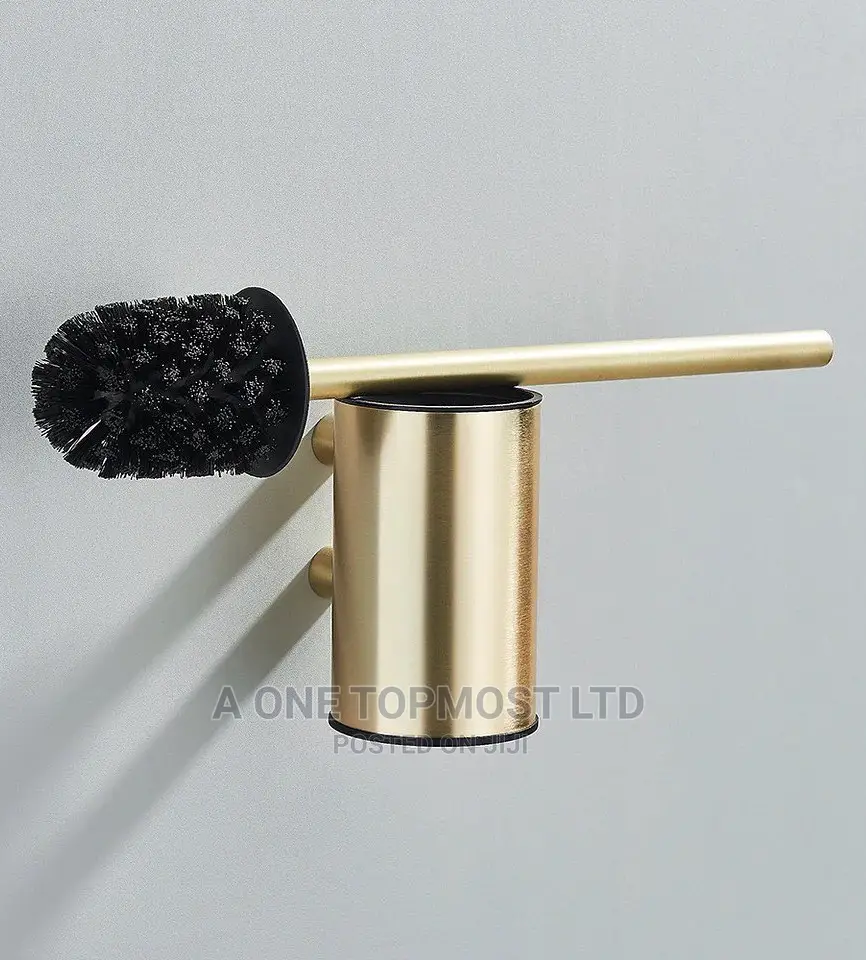 Gold Hanging Toilet Brush