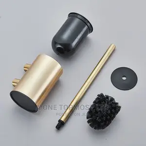 Gold Hanging Toilet Brush