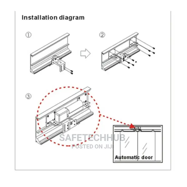 Socasl-100 Access Control Dead Bolt Lock For Automatic Doors