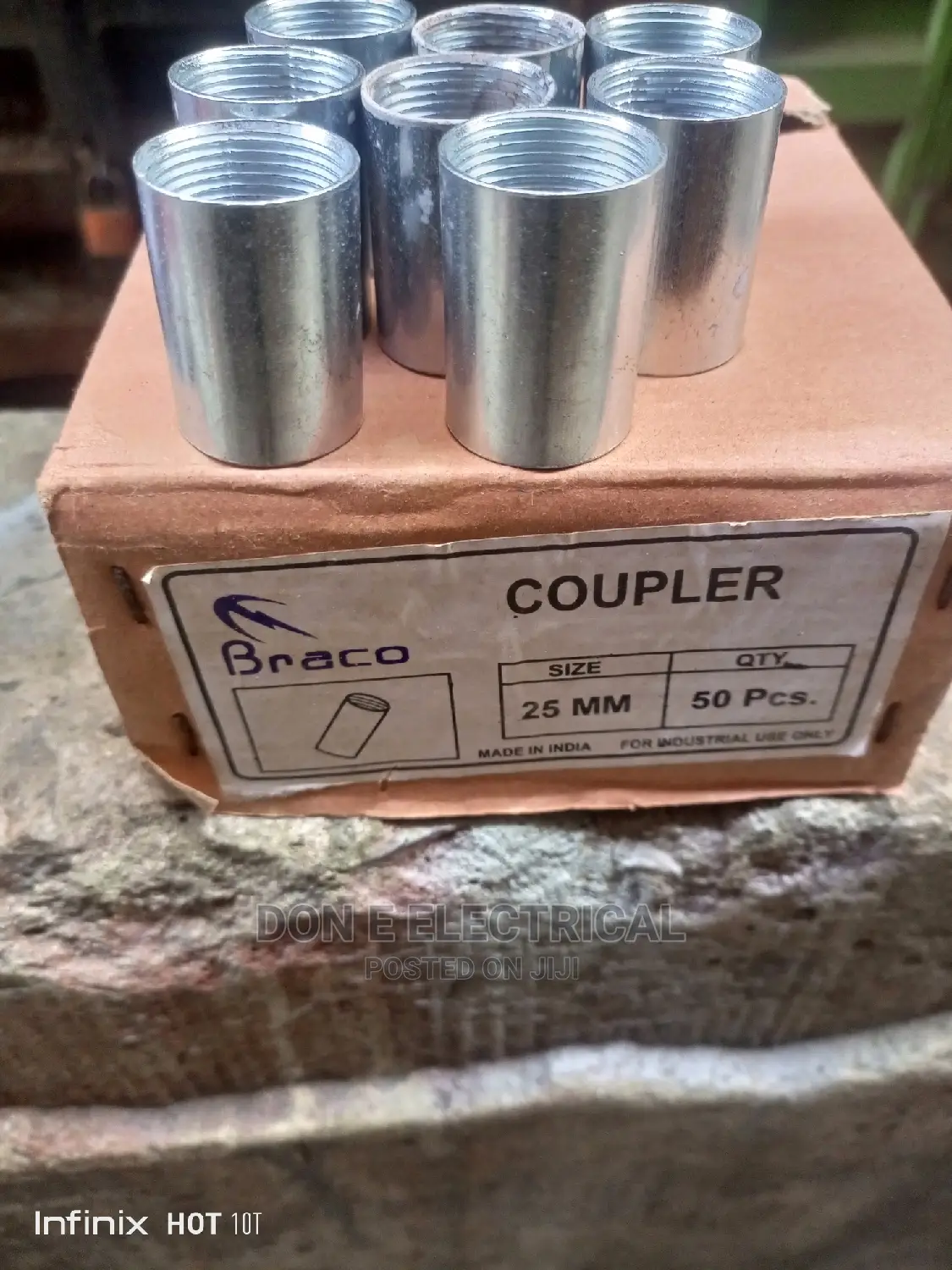 25mm Galvanized Couper
