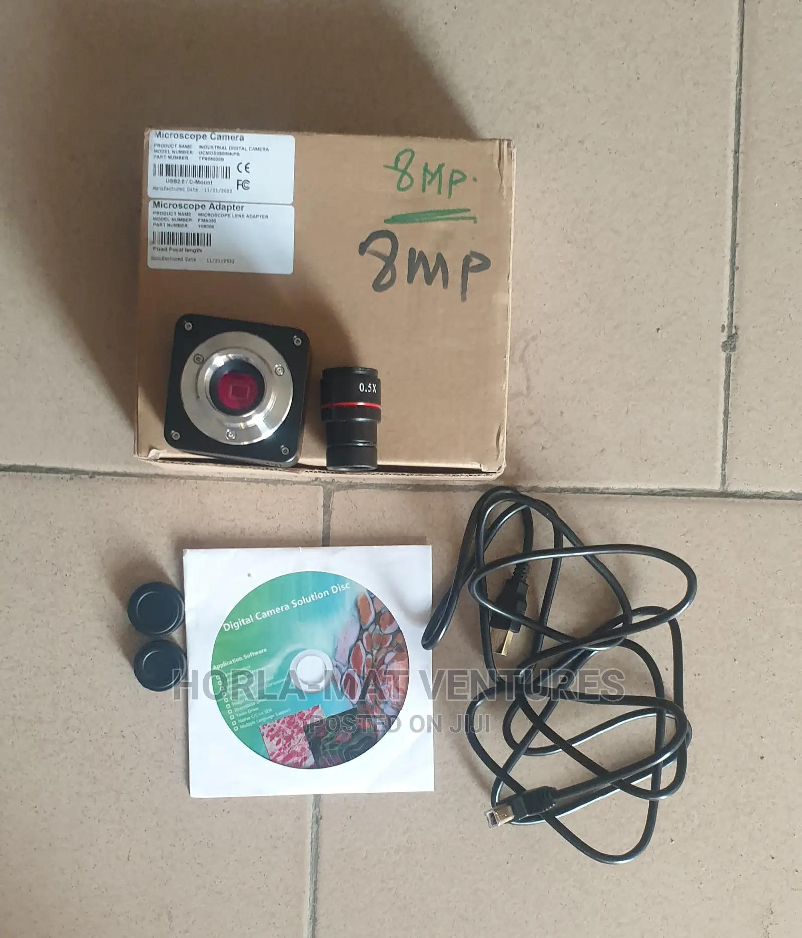 Microscope USB Digital Camera (8mp) With Software Cable