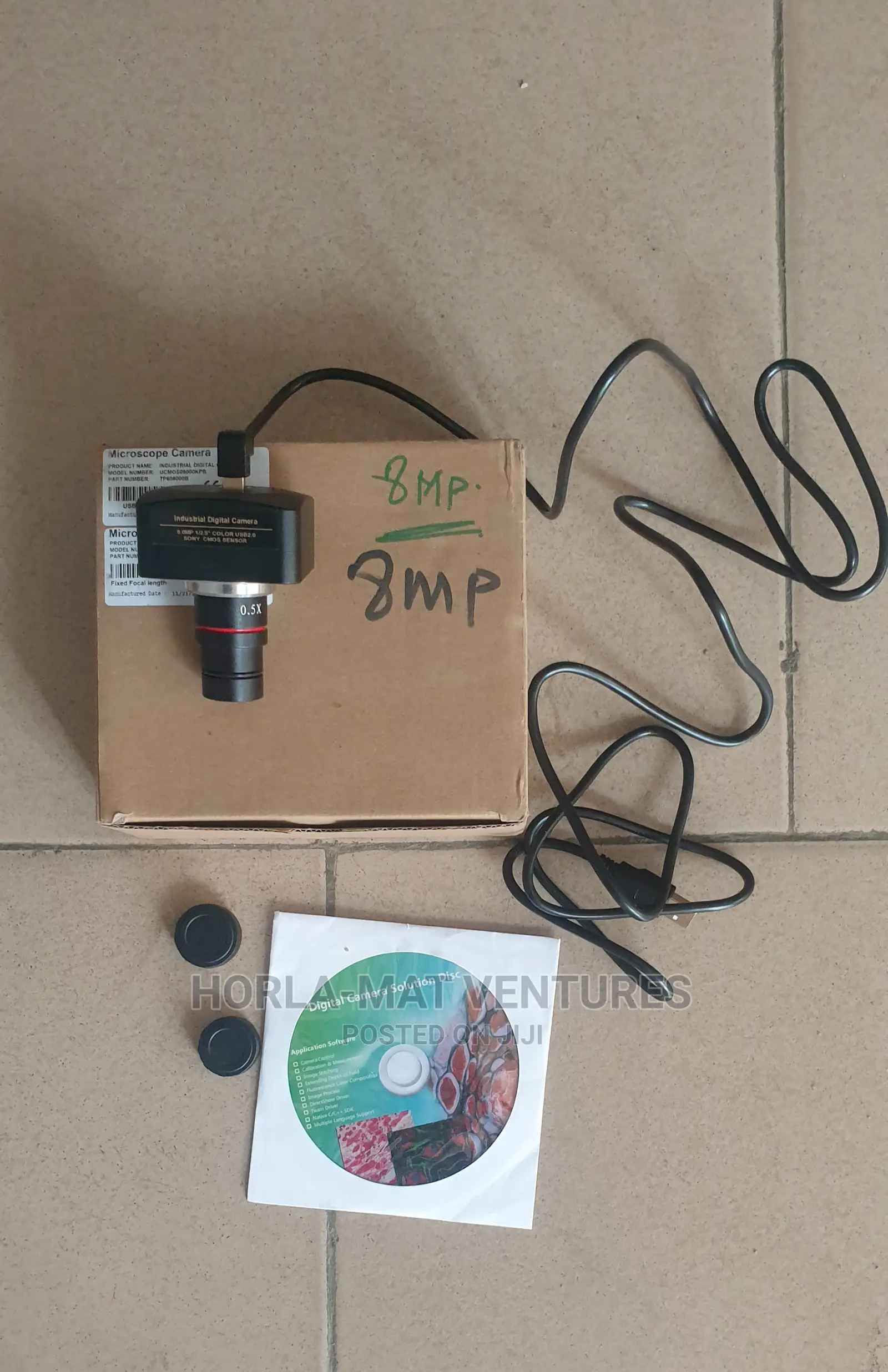 Microscope USB Digital Camera (8mp) With Software Cable