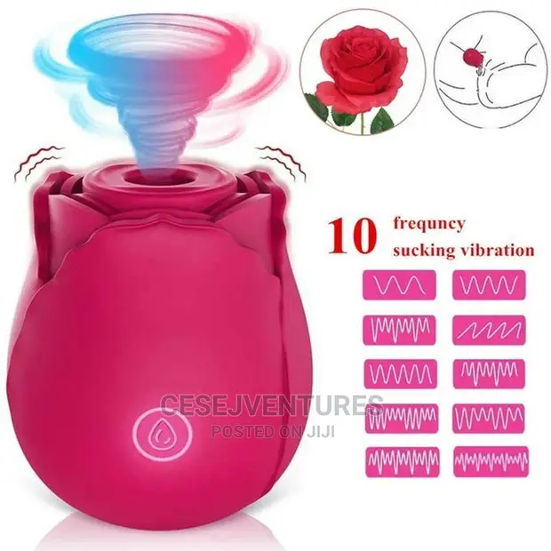 rose suck toy The Rose Clitoral Pressure Wave Stimulator By Pleasure Engine main image 1