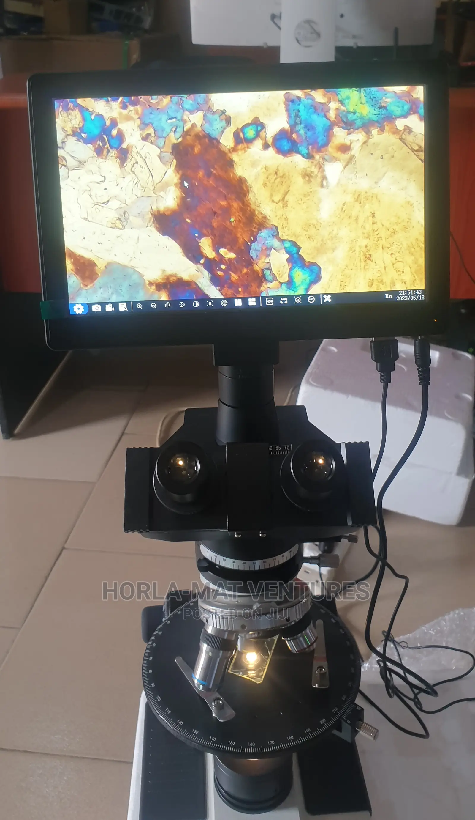 LCD Digital Camera for Microscope (9" Digital Display Screen
