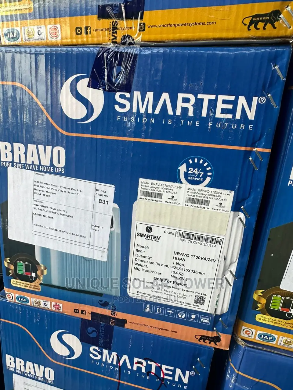 Smarten Inverter 1.7kva 24v