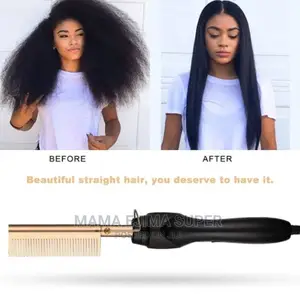 ￼ ￼ ￼ ￼ Hair Press Hot Comb - 80W
