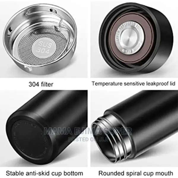 Digital Led Vacuum Flask With Temperature Display 500ml
