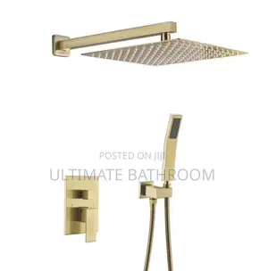 Gold Condiut Shower Mixer