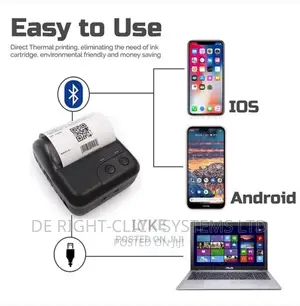 80mm Thermal Receipt Portable Rechargeable Bluetooth Printer