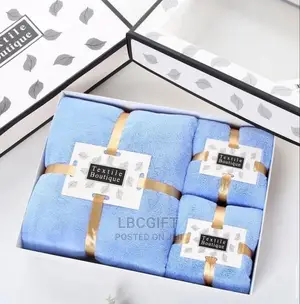 3 in 1 Towel Set With a Bag (Wholesales Only)