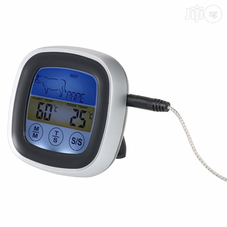 Colourful Touchscreen Kitchen Thermometer With Timer Alert