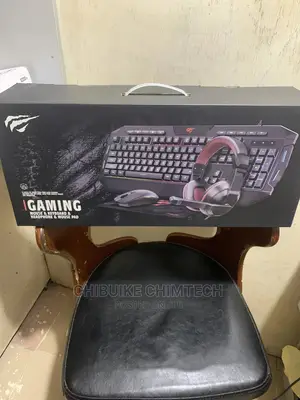 Havit Gaming Keyboard and Mouse Headphone and Mouse Pad 4in1