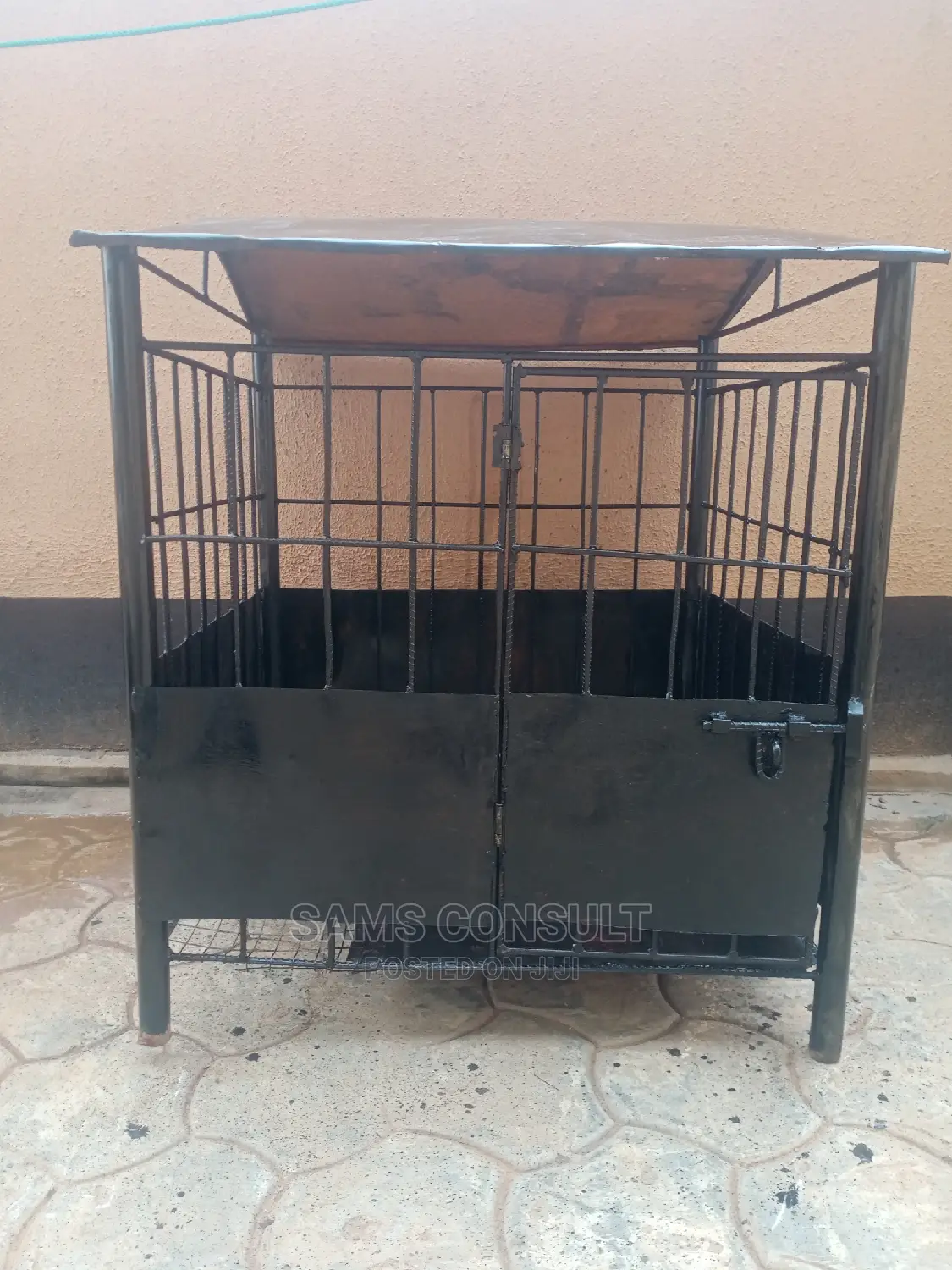 Full Iron Dog Cage. 3ft X 3ft.