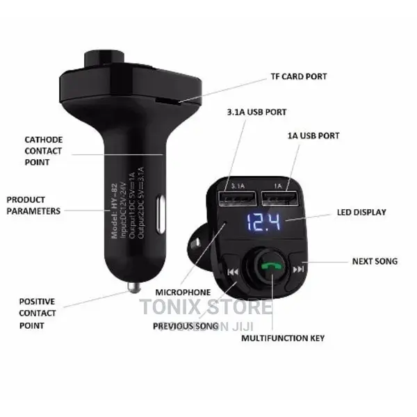 Multifunction Wireless Car Mp3 Player