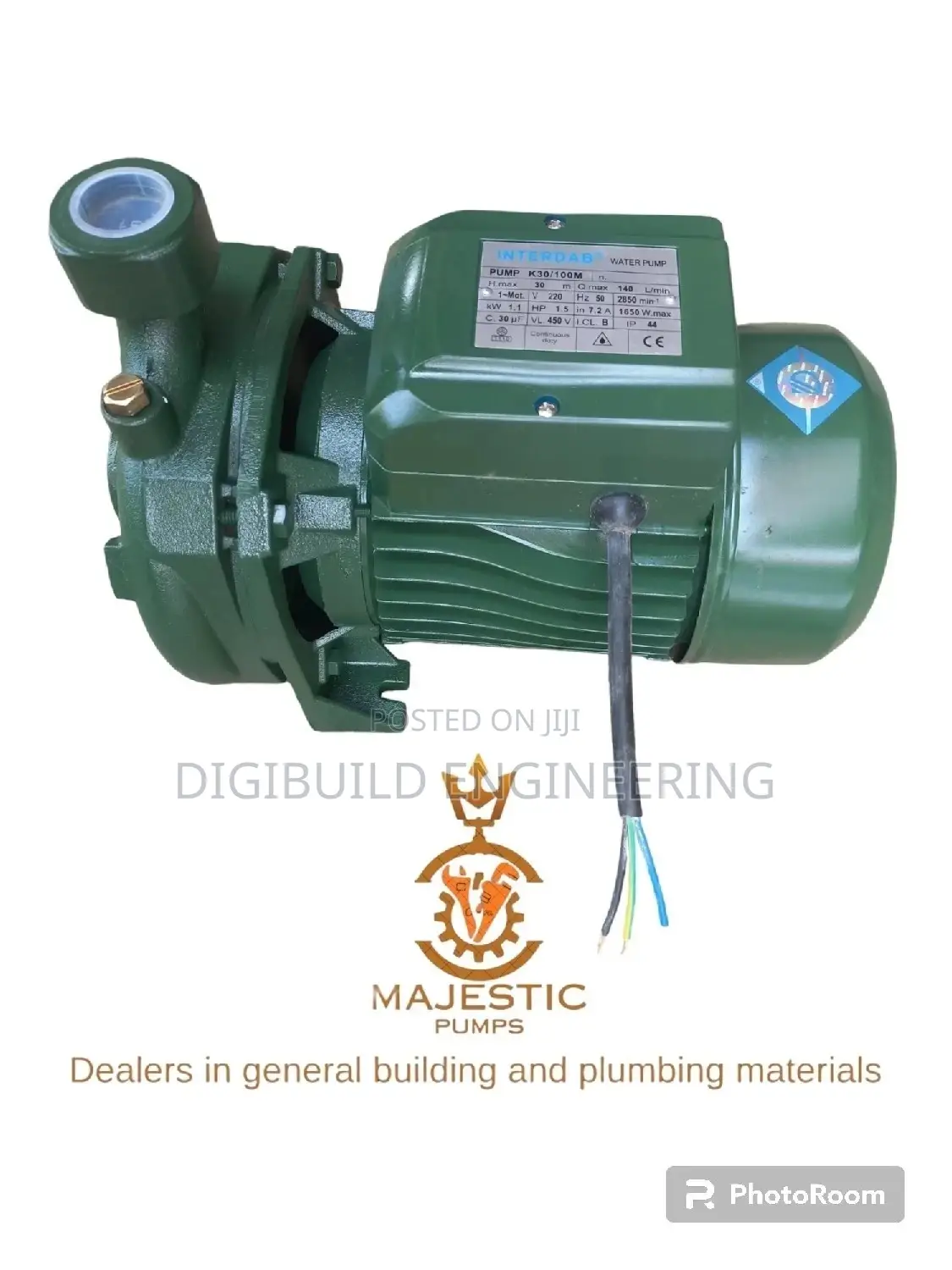 1.5hp Interdab Surface Water Pump