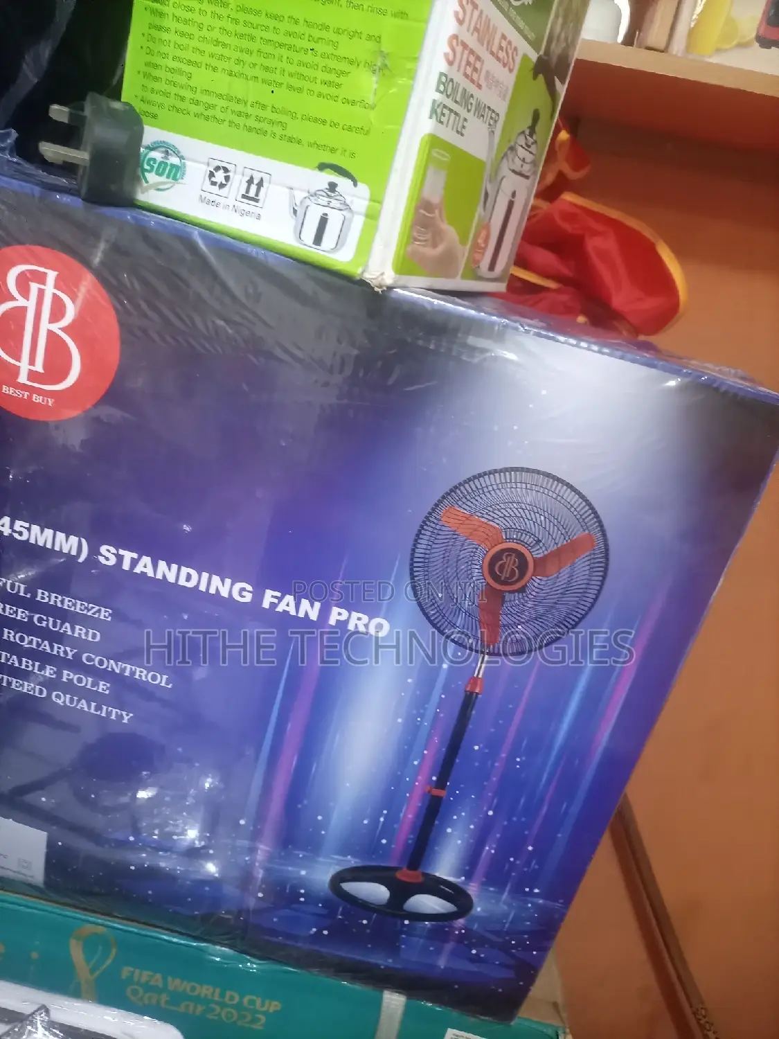 18" Bb Upgraded Standing Fan