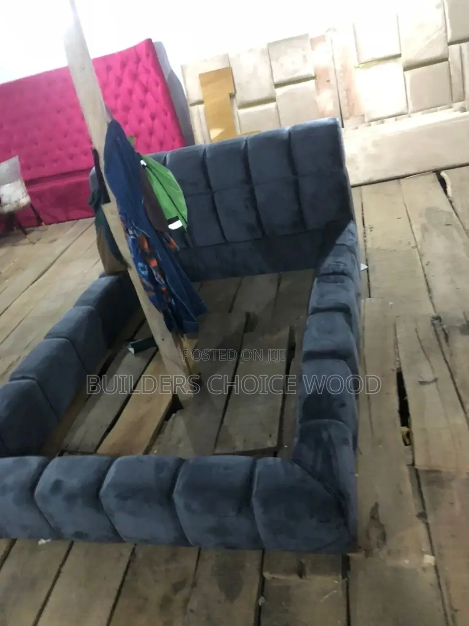 Bed and Side Drawers