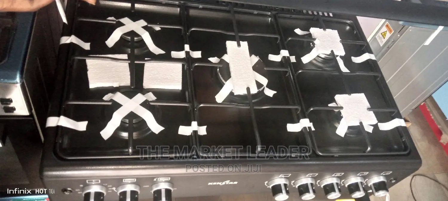 KENSTAR Gas Cooker 5 Gas Burner With Grill Oven in Ibadan Kitchen