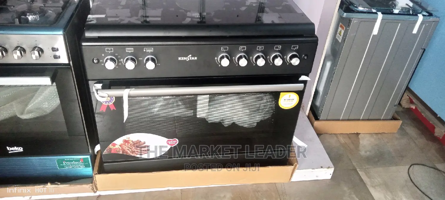 KENSTAR Gas Cooker 5 Gas Burner With Grill Oven in Ibadan Kitchen