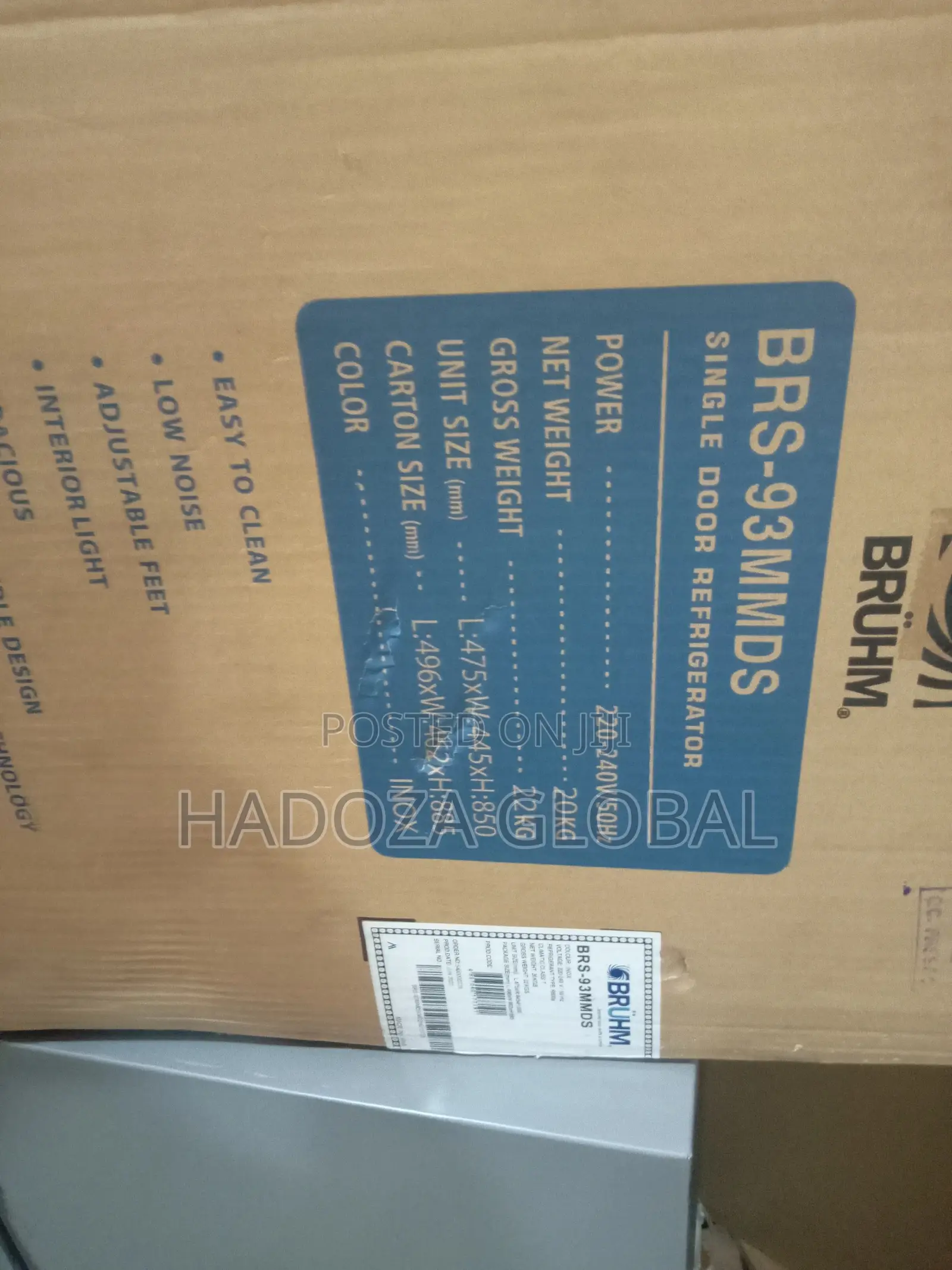 Affordable Bruhm 93L Table Top Refrigerator BRS-93mmds