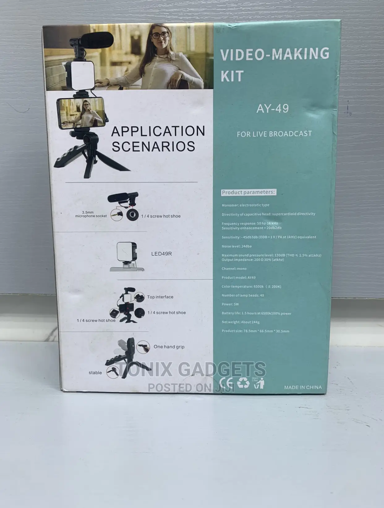 Model AY-49 Video Making Kit With Remote Control
