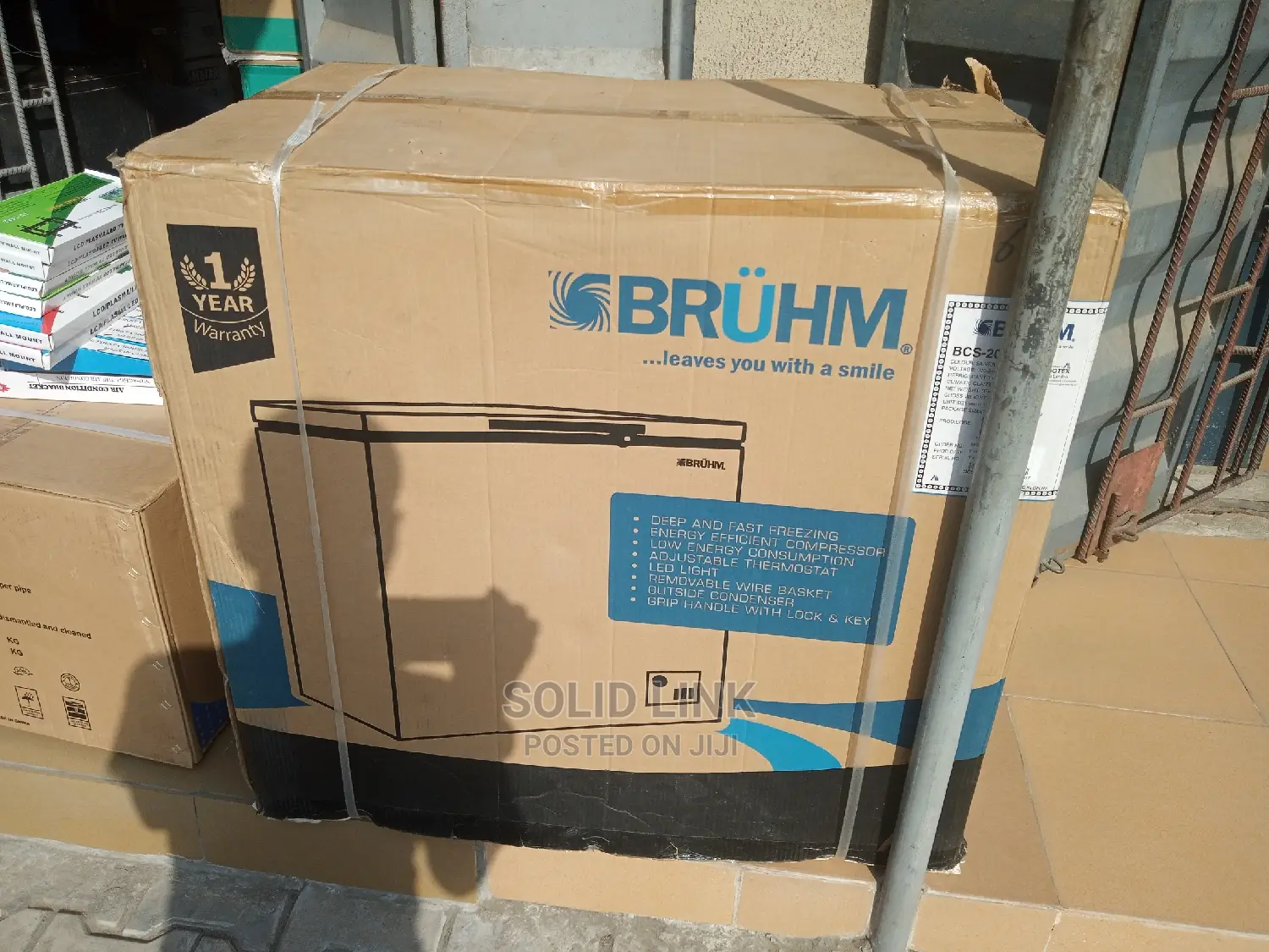 Bruhm Freezer 200l100%Cooper