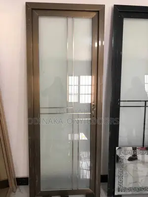 Turkey Steel Full Glass Bronze (Master/Madam Toilet Door)
